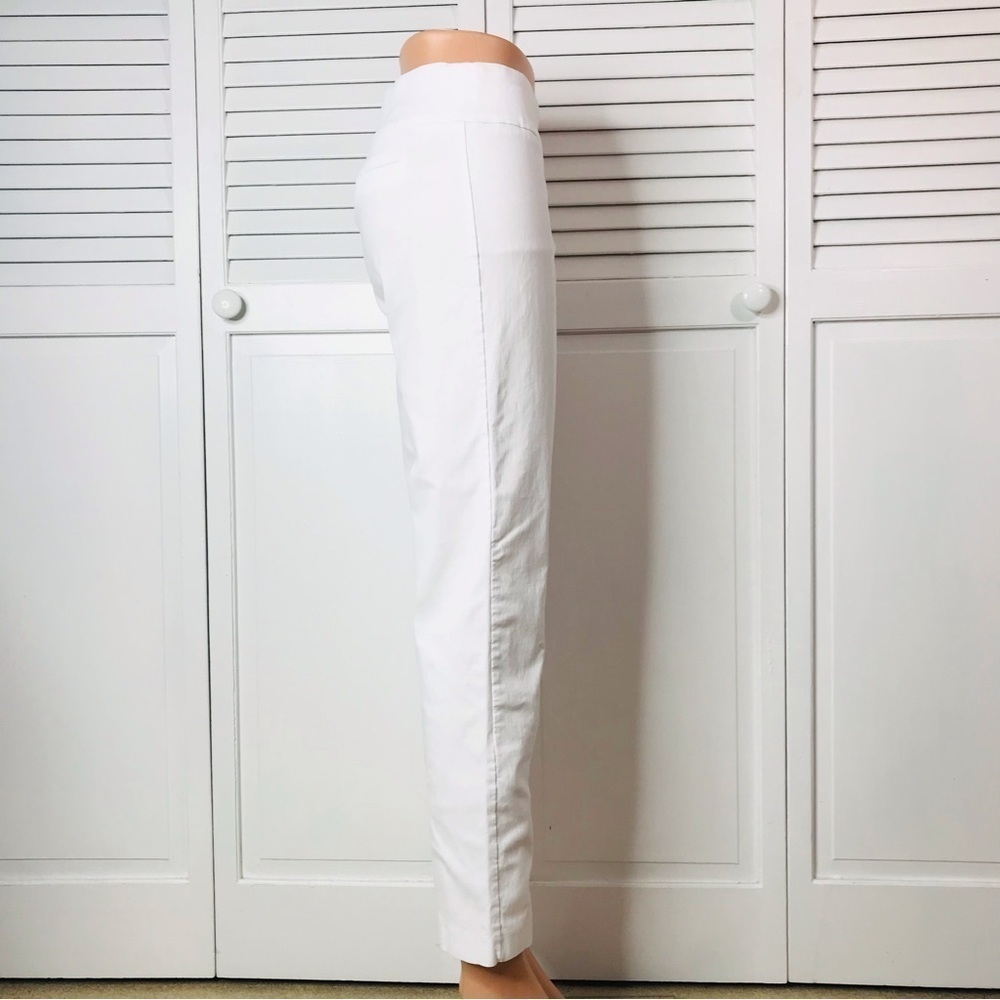 ZAC & RACHEL White Pull On Ankle Pants Size 6 - Picture 4 of 7